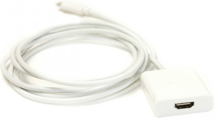 Кабель-переходник POWERPLANT HDMI (F)/USB Type-C 1.8м (KD00AS1271). Київ. фото 1