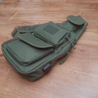 Удобная тактическая сумка-рюкзак на одной лямке + USB выход
Тактическая сумка - . . фото 4