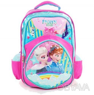 Красивый и качественный рюкзак с 3D изображением персонажей мультфильма "Ледяное. . фото 1