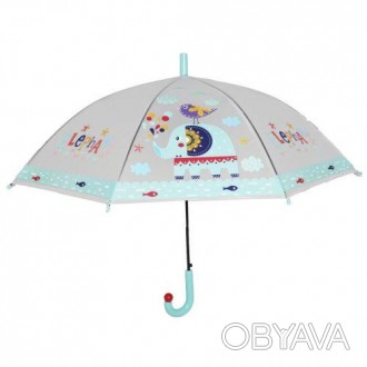Яркий детский зонтик с красивым принтом. Имеет прочную металлическую конструкцию. . фото 1