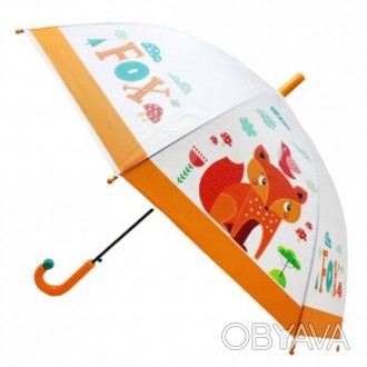 Яркий зонтик с красивым насыщенным принтом котика. Имеет прочную металлическую к. . фото 1