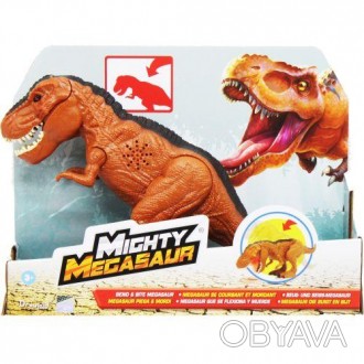 Интерактивная игрушка "Мегазавр: Ти-Рекс" будет хорошим подарком любому ребенку.. . фото 1
