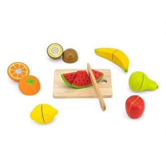 Іграшкові продукти Viga Toys Нарізані фрукти з дерева (44539). Київ. фото 1 Іграшкові продукти Viga Toys Нарізані фрукти з дерева (44539). Київ. фото 1