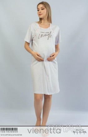 Жіноча нічна сорочка турецького виробництва - це комфортний і зручний варіант до. . фото 1