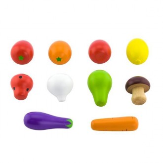 Іграшкові продукти Viga Toys Дерев'яні овочі і фрукти (50734). Київ. фото 1 Іграшкові продукти Viga Toys Дерев'яні овочі і фрукти (50734). Київ. фото 1