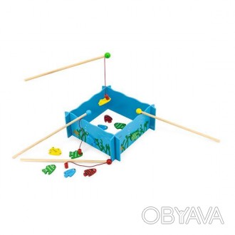 Ігровий набір Viga Toys Рибалка – оригінальна розвиваюча гра для малюків від 2 р. . фото 1
