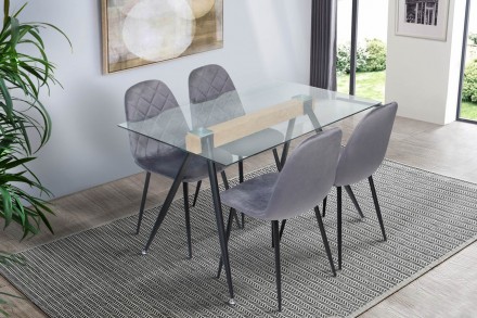 Стол обеденный кухонный стеклянный Эшли 120х80 черный Glass Микс Мебель купить в. Одесса. фото 1 Стол обеденный кухонный стеклянный Эшли 120х80 черный Glass Микс Мебель купить в. Одесса. фото 1
