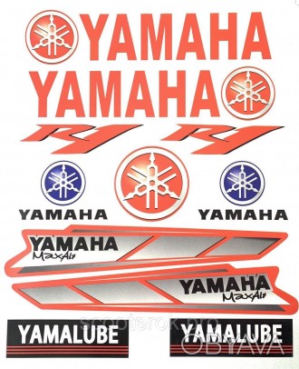 Наклейка Yamaha (светоотражающая, большая)
Отличное качество, не выгорает на сол. . фото 1