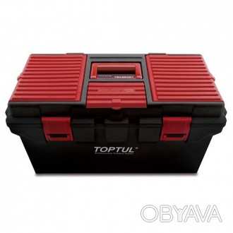 Ящик для инструментов пластиковый 4 секции 556x278x270 TOPTUL TBAE0401