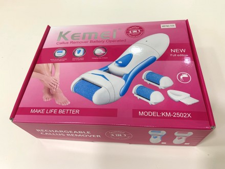 Электрическая роликовая пилка Kemei Km-2502. Київ. фото 1 Электрическая роликовая пилка Kemei Km-2502. Київ. фото 1