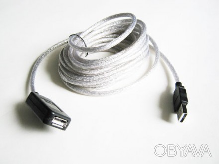 Додатковий провід-репітер стандарту USB 2.0 призначений для 
полегшення підключе. . фото 1