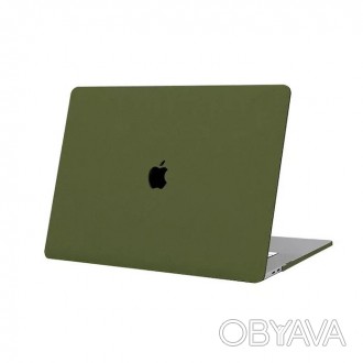 Чехол матовый с вырезом под яблоко для Macbook new Pro 13 A1706/A1708/A1989/A215. . фото 1