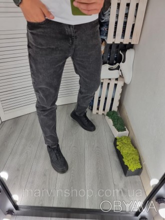 
Джинсы мужские чёрные деми прямые однотонные молодёжные МОМ
Молодежные джинсы д. . фото 1