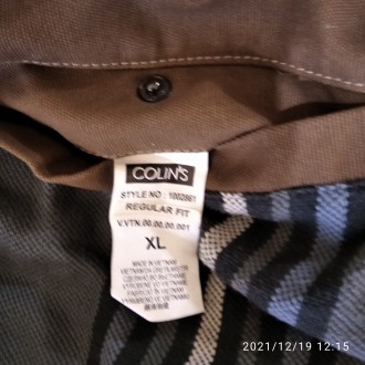Мужской жакет бренд "Colins", размер XL в хорошем состоянии.. . фото 9