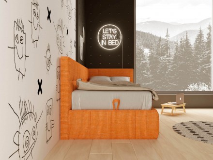 
Дитяче ліжко з підйомним механізмом Sydney 90x190 – ідеальний вибір для спальні. . фото 3