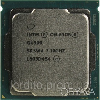 
Процессор Intel CoffeeLake Celeron G4900 3.1GHz/8GT/s/2Mb/54W (BX80684G4900) So. . фото 1