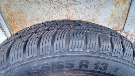 Зимняя шина 155/65 R13 Barum Polaris 3, 1 шт. Протектор шины абсолютно новый (бы. . фото 3