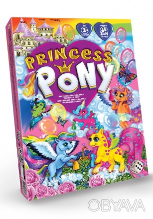 Гра настільна, розважальна "Princess Pony", в кор. 36*25*2см (20шт). . фото 1