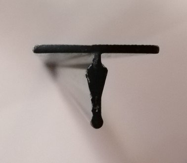 Тавр алюминиевый с покрытием (цвет предположительно графитово-серый или черно-се. . фото 5