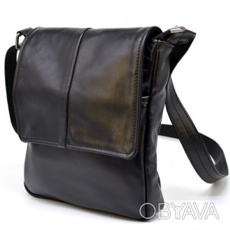 Красива, компактна чоловіча сумка через плече GA-1301-3md від українського бренд. . фото 1