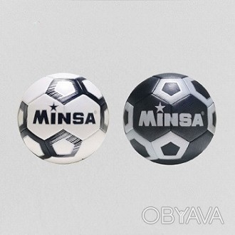 Мяч футбольный MS 3464 (30шт) размер 5, TPE, 400-420г, 2цвета, в кульке. . фото 1