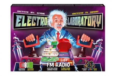 Електронний конструктор Electro Laboratory FM Radio ELab-01-01 DANKO. Ивано-Франковск. фото 1 Електронний конструктор Electro Laboratory FM Radio ELab-01-01 DANKO. Ивано-Франковск. фото 1
