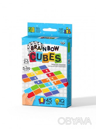 Развлекательная настольная игра "Brainbow CUBES". . фото 1