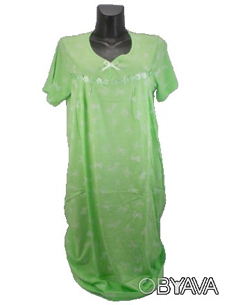 Ночная рубашка из натуральной ткани 
Состав 100% хлопок
Производитель - Узбекист. . фото 1
