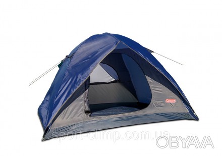 Двухслойная кемпинговая палатка. Защищенный от непогоды вход с защитной сеткой. . . фото 1
