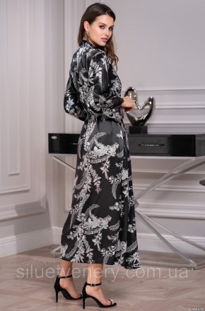 Красивий довгий жіночий халат Miriam (Міріам) Mia-Amore
Особливості моделі:
Довг. . фото 4