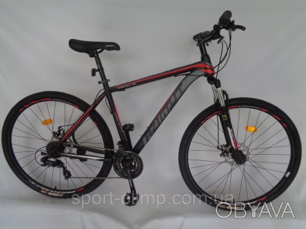 Гірський велосипед Azimut 26" GD рама 17 чорно-червоний
Azimut 40GD - це універс. . фото 1