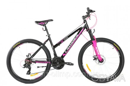 Гірський велосипед Crosser Girl 26" рама 16.9 чорно-рожевий
Гірський велосипед з. . фото 1