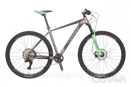 Велосипед найнер Crosser Solo 29" (рама 21, 1*12) L-TWOO+Shimano серо-зеленый
Об. . фото 1