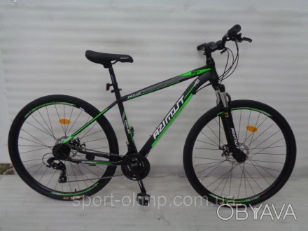 Велосипед Azimut Aqua 27,5" GD рама 17, 2021 черно-зеленый
 Azimut Aqua 27,5" - . . фото 1