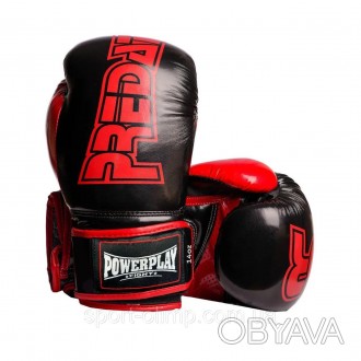 Боксерские перчатки PowerPlay 3017 Черные карбон 16 унций
Назначение: Боксерские. . фото 1