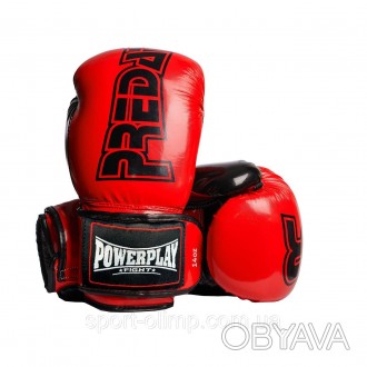 Боксерские перчатки PowerPlay 3017 Красные карбон 16 унций
Назначение: Боксерски. . фото 1