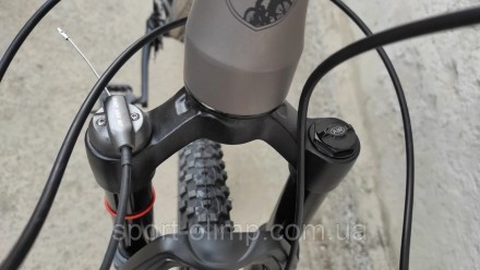 Велосипед найнер Crosser Solo 29" Shimano DEORE (3*10) рама 19 сіро-помаранчевий. . фото 5