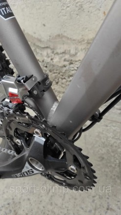 Велосипед найнер Crosser Solo 29" Shimano DEORE (3*10) рама 19 сіро-помаранчевий. . фото 4