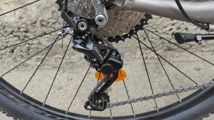 Велосипед найнер Crosser Solo 29" Shimano DEORE (3*10) рама 19 сіро-помаранчевий. . фото 6