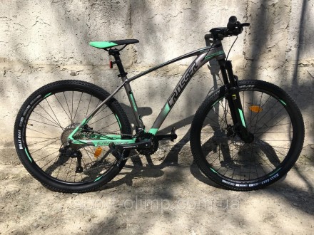 Велосипед найнер Crosser X880 NEW 29" (рама 17, 2*9) Hidraulic L-TWOO серо-зелен. . фото 2
