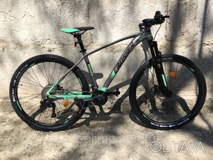 Велосипед найнер Crosser X880 NEW 29" (рама 17, 2*9) Hidraulic L-TWOO серо-зелен. . фото 1