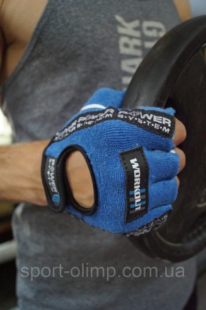Перчатки для фитнеса и тяжелой атлетики Power System Workout PS-2200 Blue S
Назн. . фото 5