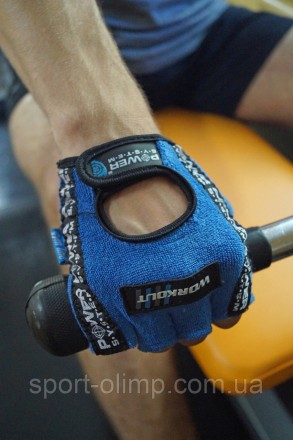 Перчатки для фитнеса и тяжелой атлетики Power System Workout PS-2200 Blue S
Назн. . фото 6