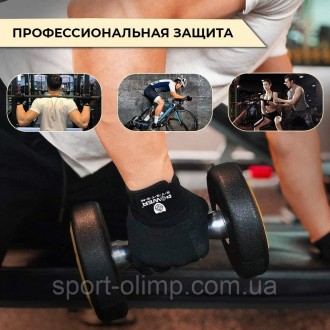 Перчатки для фитнеса и тяжелой атлетики Power System Power Plus PS-2500 Black/Gr. . фото 9