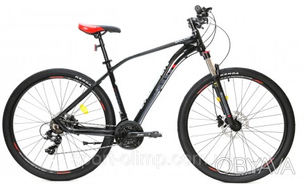Велосипед найнер Crosser SHADOW 29" (рама 19, 21S) Hidraulic Shimano Tourney чор. . фото 1