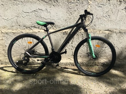 Велосипед найнер Crosser Solo 29" (рама 19, 21S) Hidraulic Shimano сіро-зелений
. . фото 2