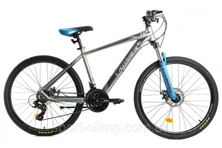 Велосипед найнер Crosser Solo 29" (рама 19, 21S) Hidraulic Shimano серо-синий
Но. . фото 2