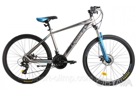 Велосипед найнер Crosser Solo 29" (рама 19, 21S) Hidraulic Shimano серо-синий
Но. . фото 1