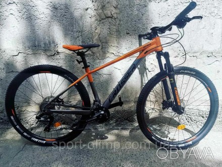 Велосипед найнер Crosser MT-036 29" (рама 17, 2*9) Hidraulic L-TWOO сіро-помаран. . фото 1