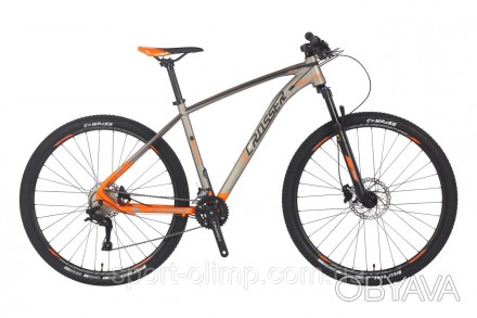 Велосипед Crosser X880 27,5" (рама 17, 2*9) Hidraulic L-TWOO сіро-помаранчевий
Н. . фото 1